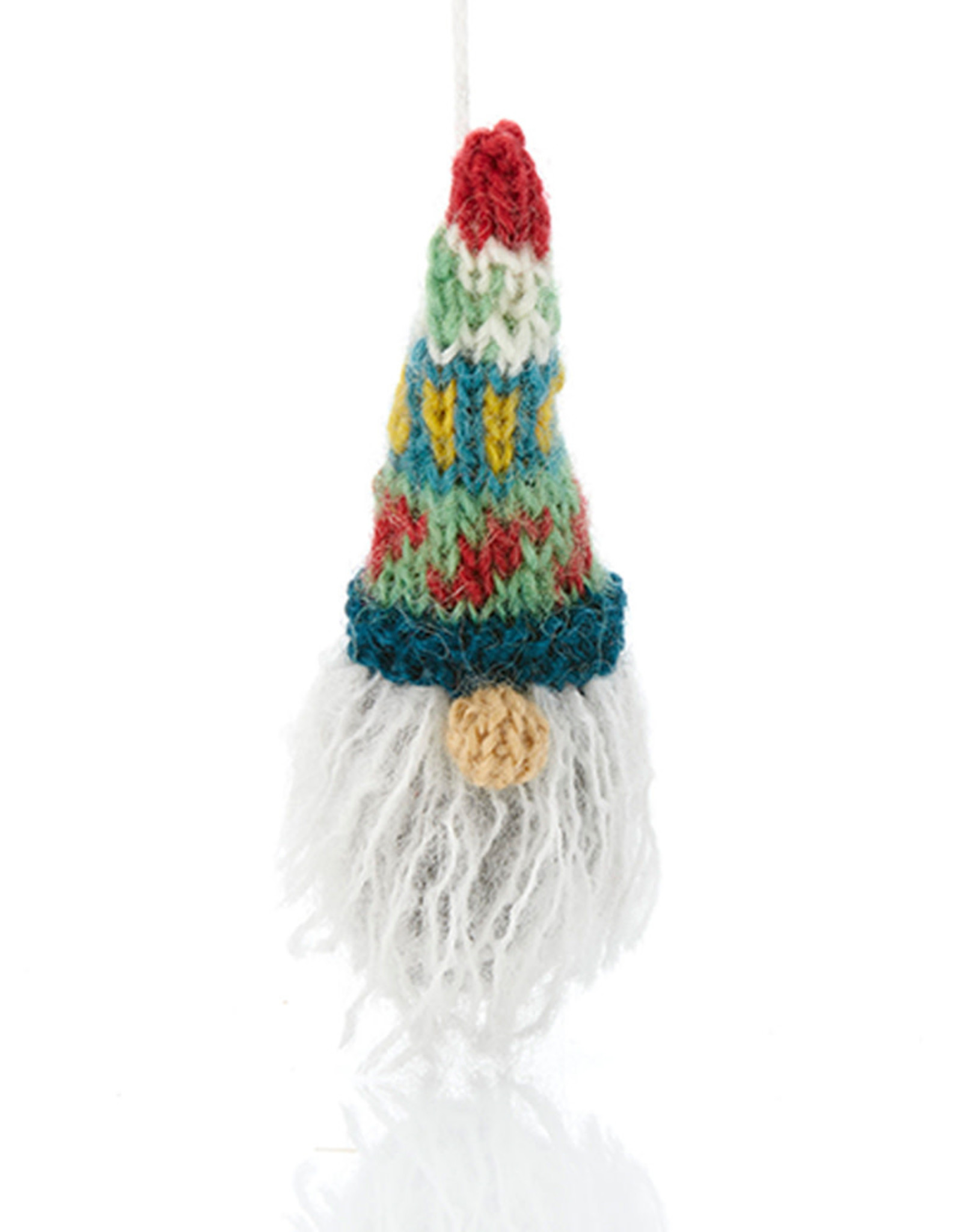 Serrv Knitted Gnome Ornament