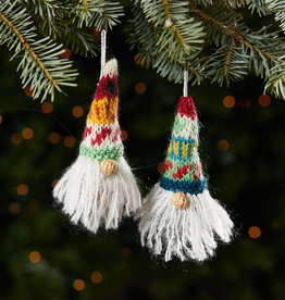 Serrv Knitted Gnome Ornament