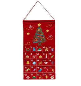 Serrv Christmas Advent Countdown Pocket Calendar