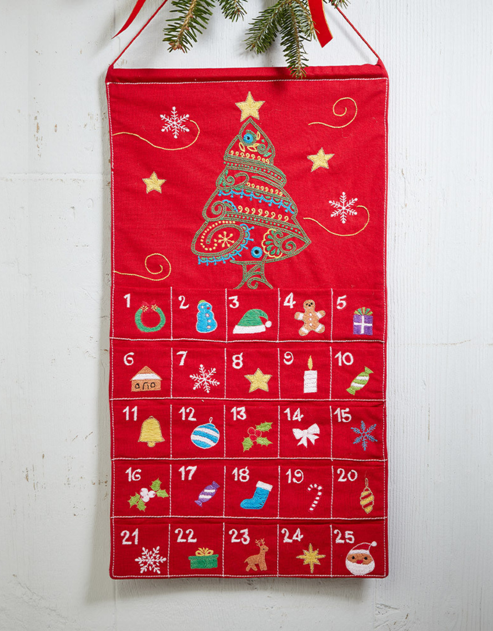 Serrv Christmas Countdown Pocket Calendar