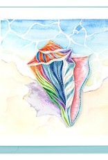 Quilling Card Quilled Rainbow Conch Greeting Card
