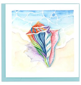 Quilling Card Quilled Rainbow Conch Greeting Card