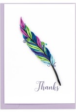 Quilling Card Quilled Thanks Quill Gift Enclosure Card