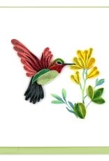 Quilling Card Quilled Hummingbird Greeting Card
