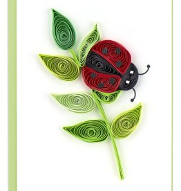Quilling Card Quilled Ladybug Gift Enclosure Card
