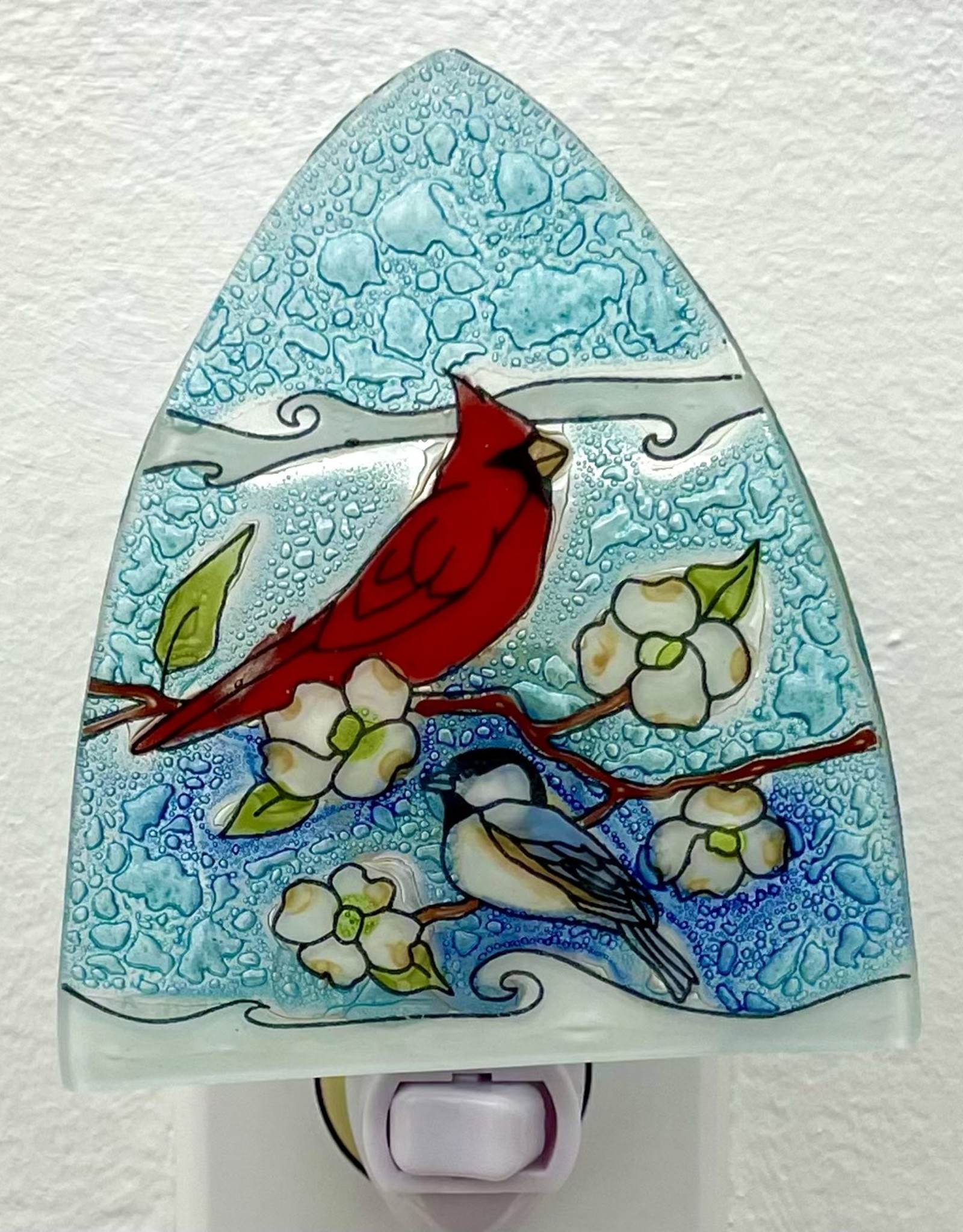 Pampeana Cardinal with Chicadee Nightlight