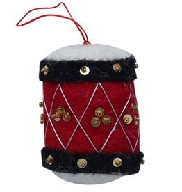 Global Crafts Drum Felt Ornament