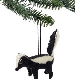 Silk Road Bazaar Skunk Ornament