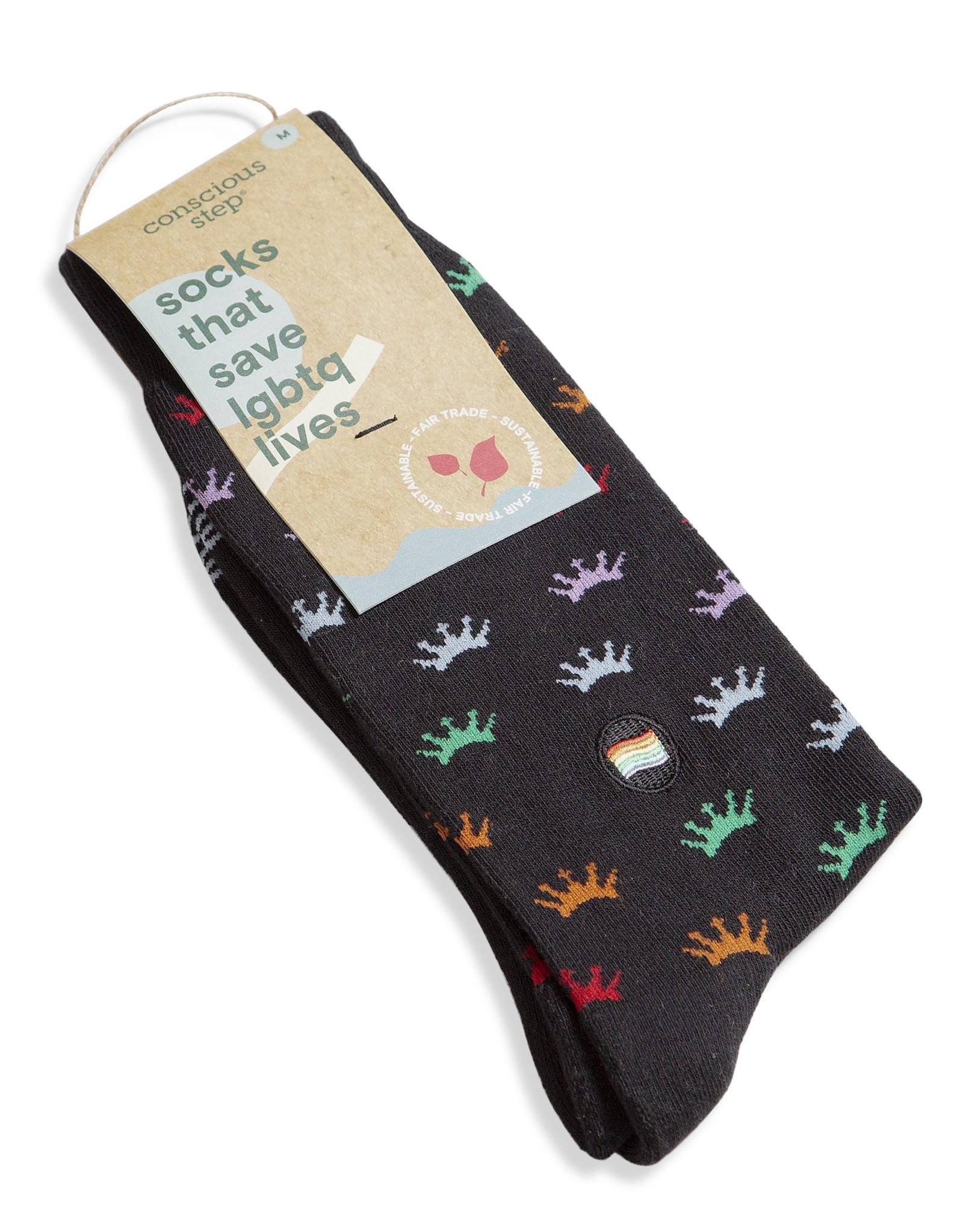Conscious Step Socks that Save LGBTQ Lives (Crowns)