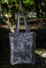 Twin Engine Origin Creations Leather Tote - Classic Black
