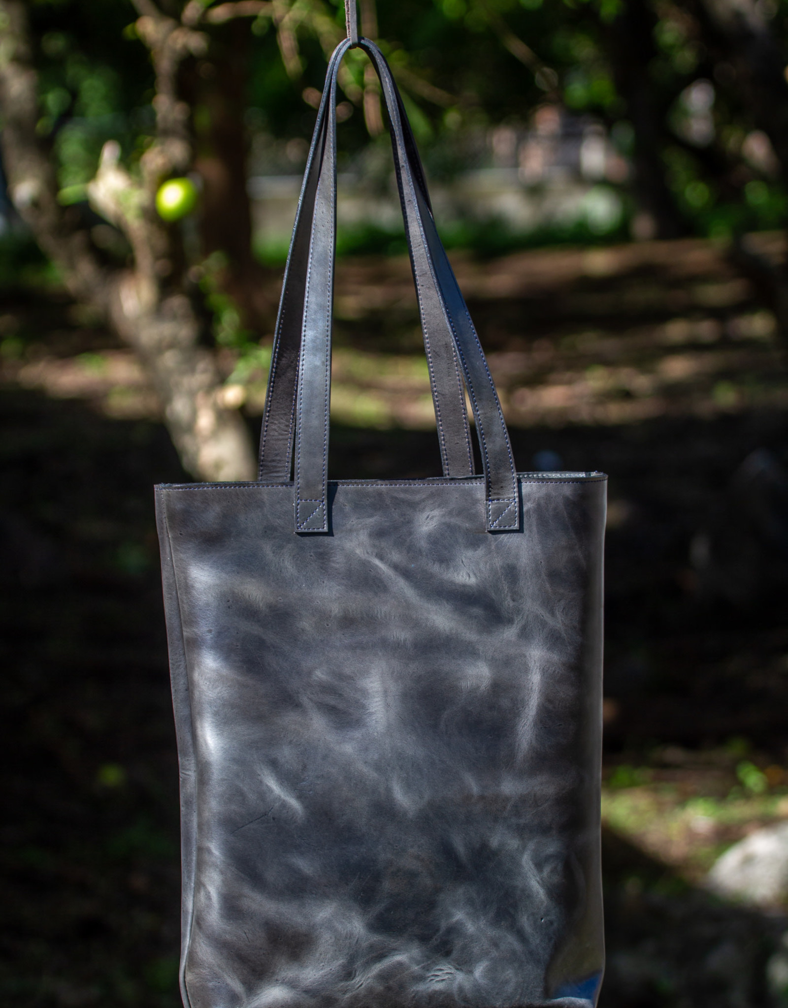 Twin Engine Origin Creations Leather Tote - Classic Black