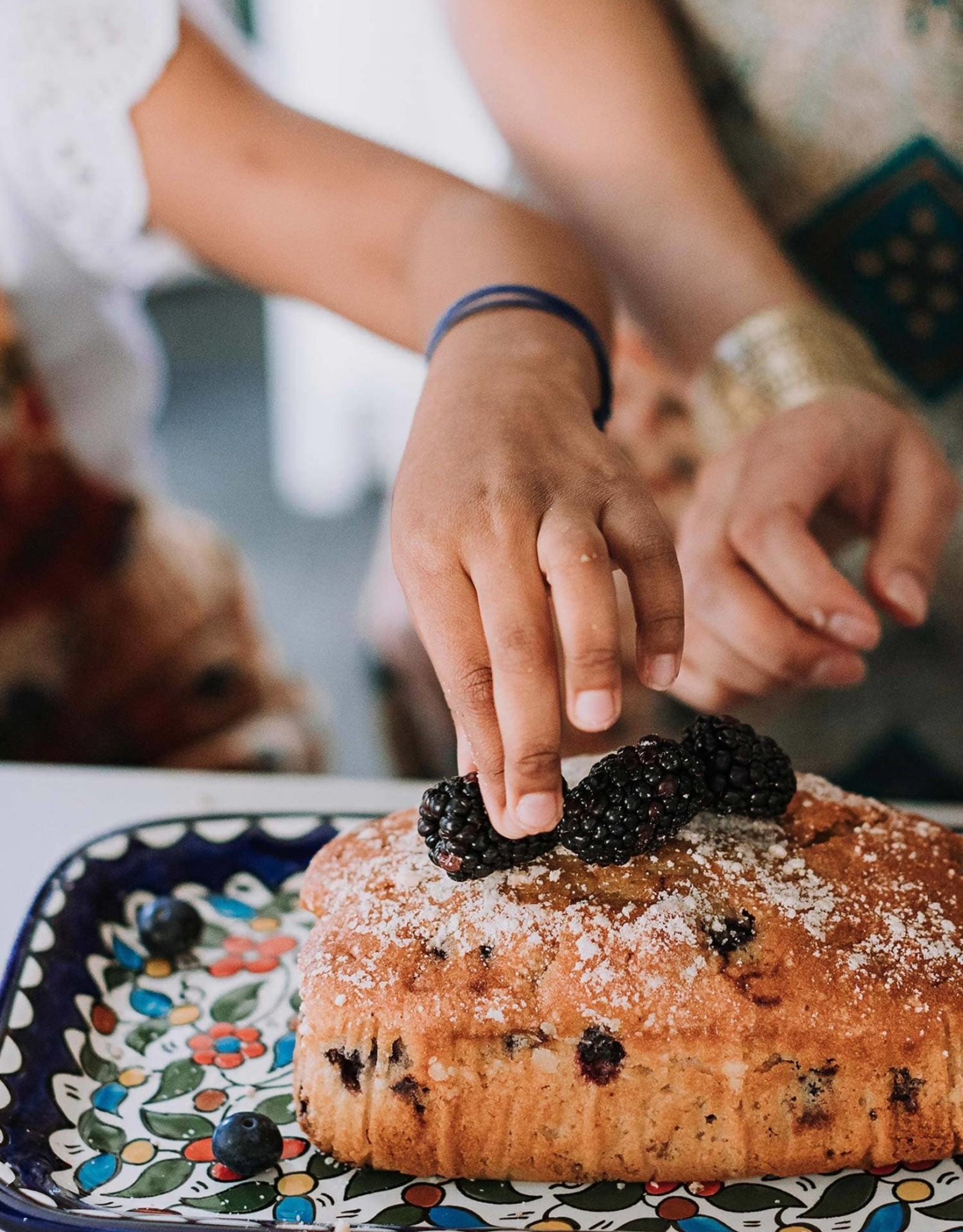 Ten Thousand Villages Daisies Serving Platter