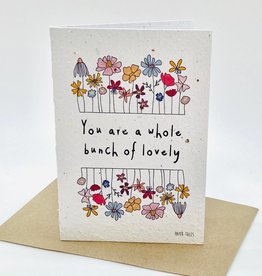 Koru Street Growing Paper Greeting Card - Lovely