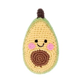 Pebble Friendly Avocado Rattle