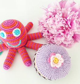 Pebble Octopus Rattle Pink