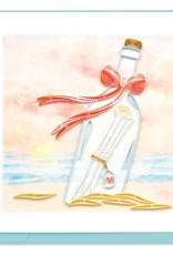 Quilling Card Quilled Message in a Bottle Card