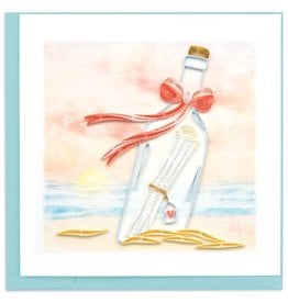 Quilling Card Quilled Message in a Bottle Card