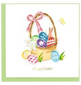 Quilling Card Quilled Easter Basket Card