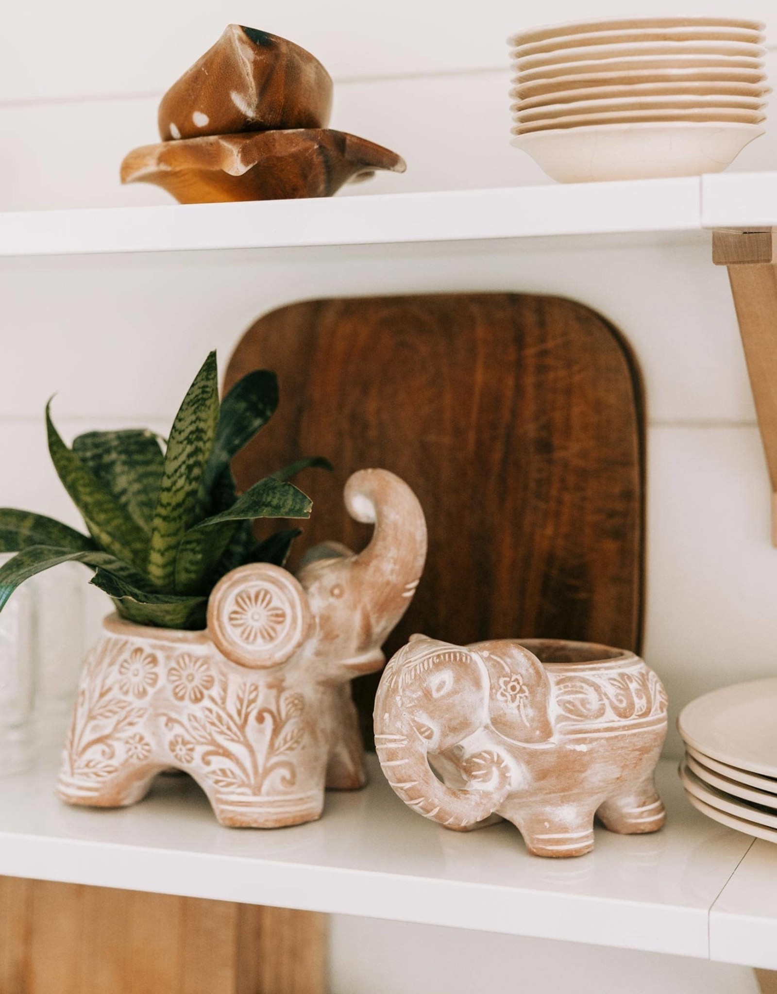 Serrv Elephant Planter