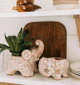 Serrv Elephant Planter