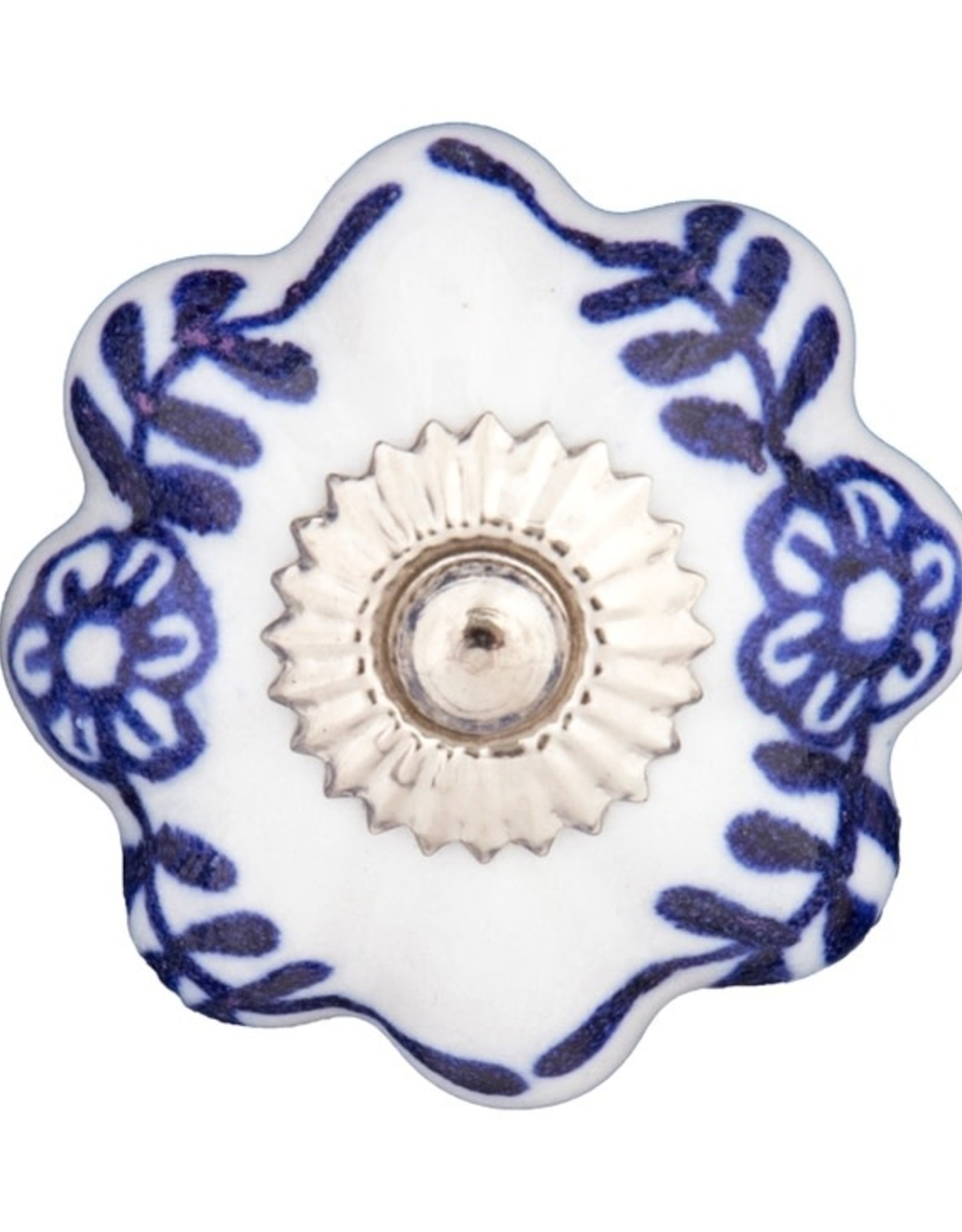 Mela Artisans Painted Ceramic Knob - Assorted