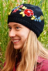 Ganesh Himal Cotton Floral Embroidered Hat