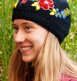 Ganesh Himal Cotton Floral Embroidered Hat
