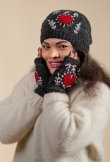 Ganesh Himal Cotton Floral Embroidered Hat