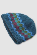 Ganesh Himal Diamond Knit Pattern Wool Hat