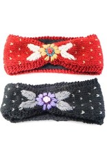 Ganesh Himal Knit Headband in bow shape