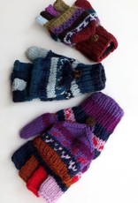 Ganesh Himal Fingerless Glove w/ Mitten Pullover