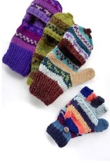 Ganesh Himal Fingerless Glove w/ Mitten Pullover