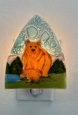 Pampeana Brown Bear with Cub Nightlight