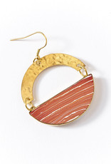 Matr Boomie Ria Earrings - Desert Clay Swirl