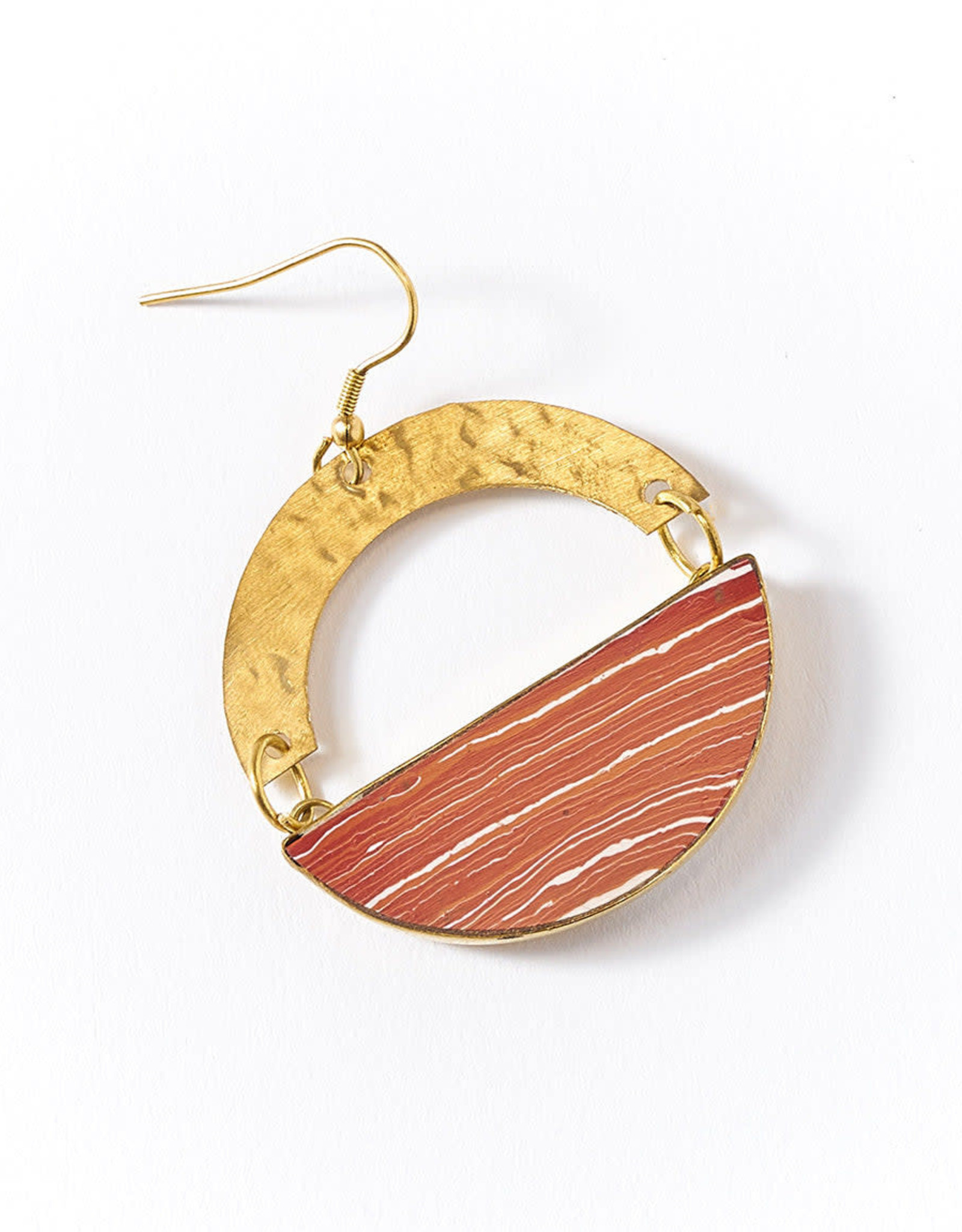 Matr Boomie Ria Earrings - Desert Clay Swirl