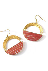 Matr Boomie Ria Earrings - Desert Clay Swirl