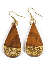 Matr Boomie Earth and Fire Earrings - Teardrop