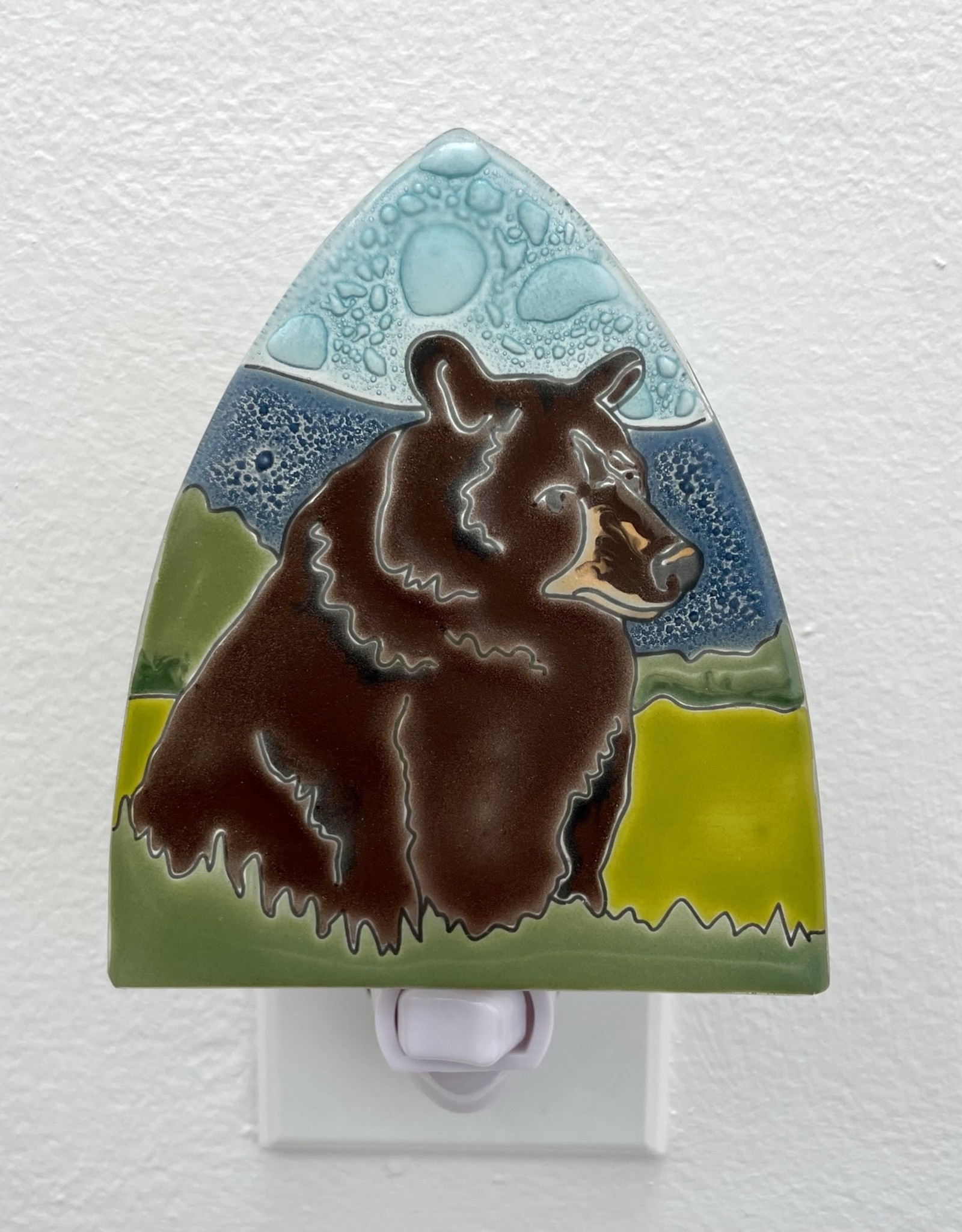 Pampeana Standing Black Bear Nightlight