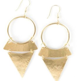 Mata Traders Stacked Sunra Gold Earrings