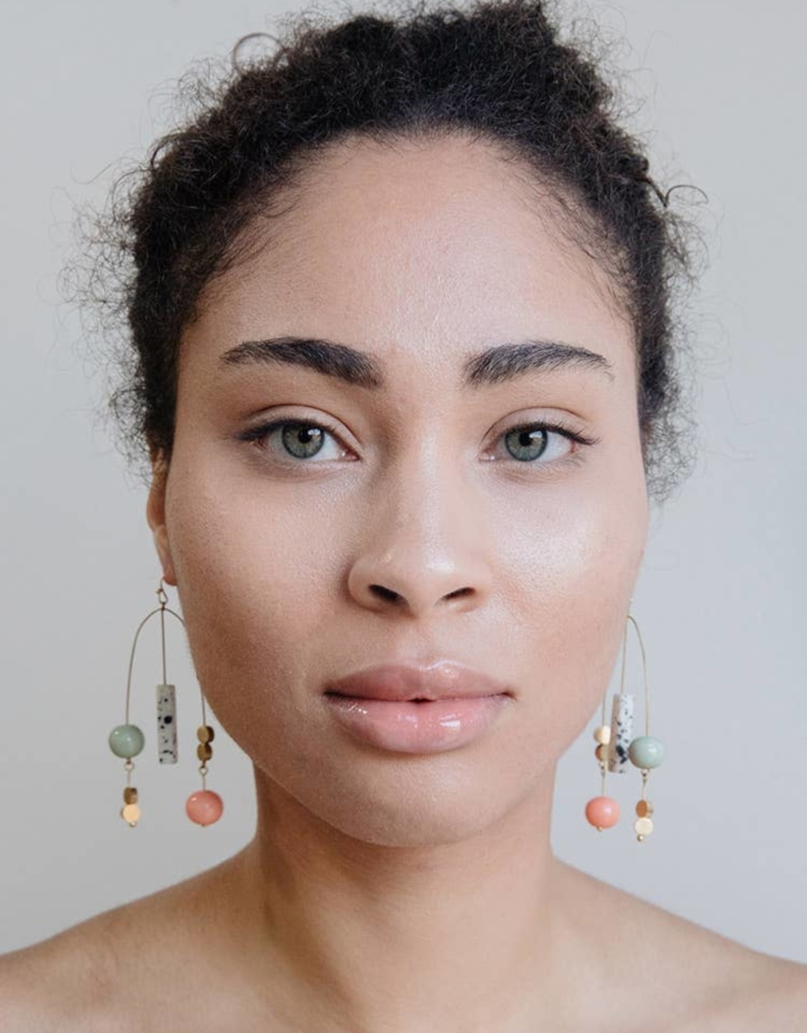 Mata Traders Kelsey Mobile Earrings Gold