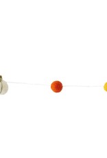 Global Crafts Pumpkin Felt Garland