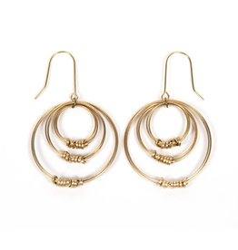 WorldFinds Triple Hoop Earrings