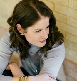 Fair Anita Twisted Knot Studs Earrings - Brass