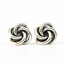 Fair Anita Knotted Studs - Silver