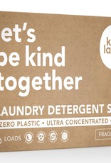 Kind Laundry Laundry Detergent Sheets Travel Pack - Fragrance Free (6 Loads)