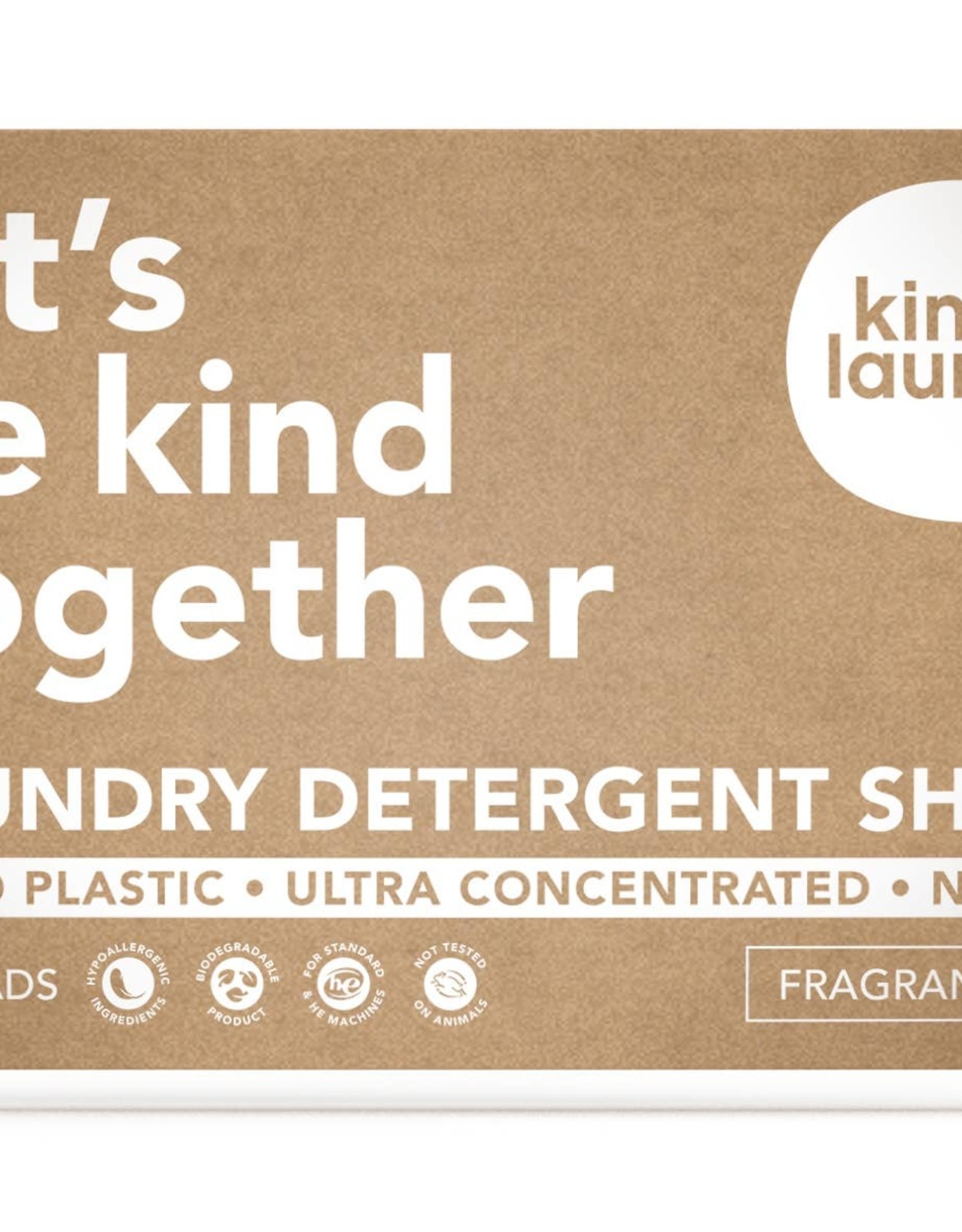 Kind Laundry Laundry Detergent Sheets Travel Pack - Fragrance Free (6 Loads)