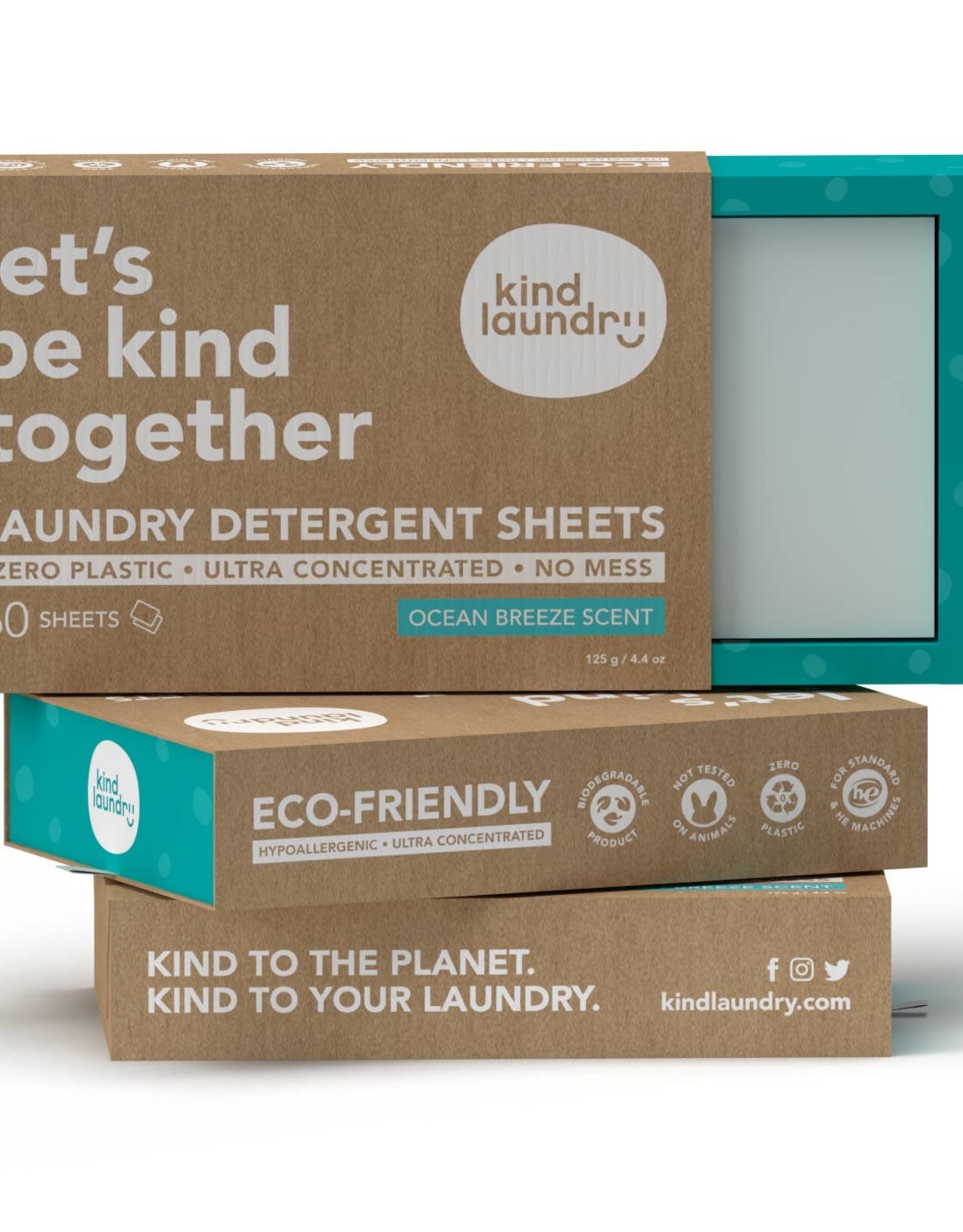 Abrazo Style Zero Waste Laundry Detergent Sheets (Ocean Breeze)