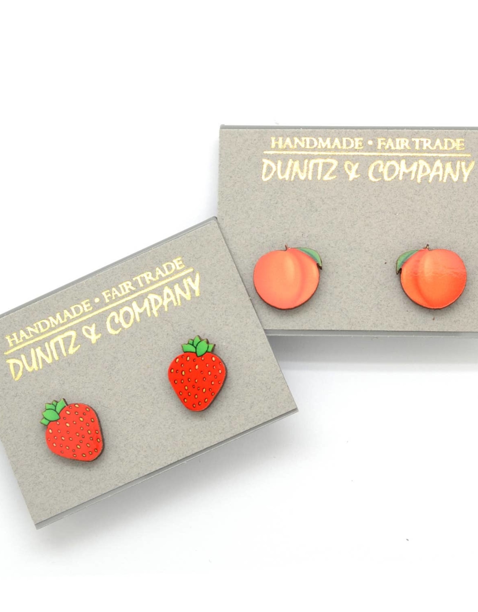 Dunitz & Company Fruit & Vegetable Stud Earrings (Assorted)