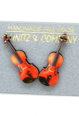 Dunitz & Company Musical Instrument Stud Earrings
