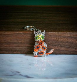 Lucia's Imports Cat Beaded Keychains